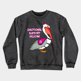 Emotional Support Pelican Crewneck Sweatshirt